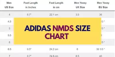 adidas nmd wiki|adidas nmd size chart.